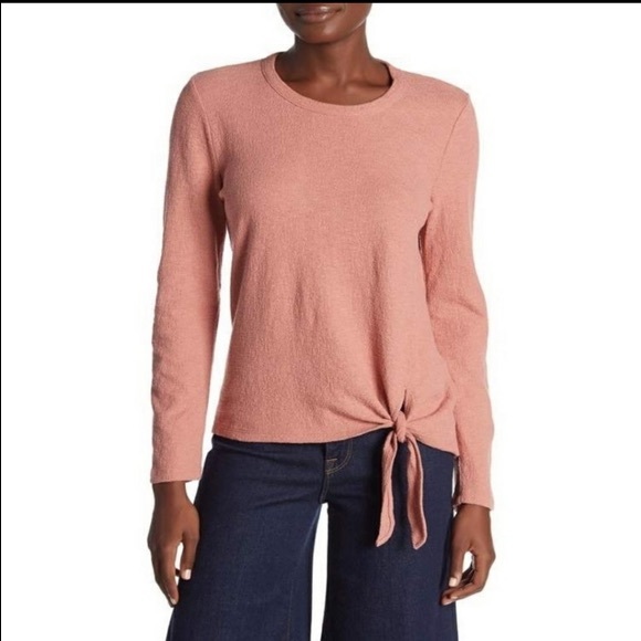 Madewell | Long Sleeve Side Tie Top - Picture 8 of 8